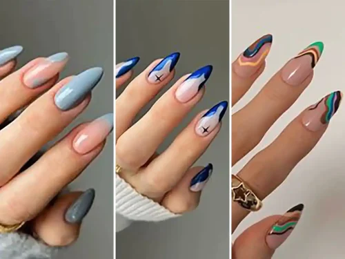 دیزاین ناخن فرنچ مدرن