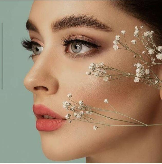 میکاپ هالیوودی با رنگ گرم - آموزشگاه شیدا فضل